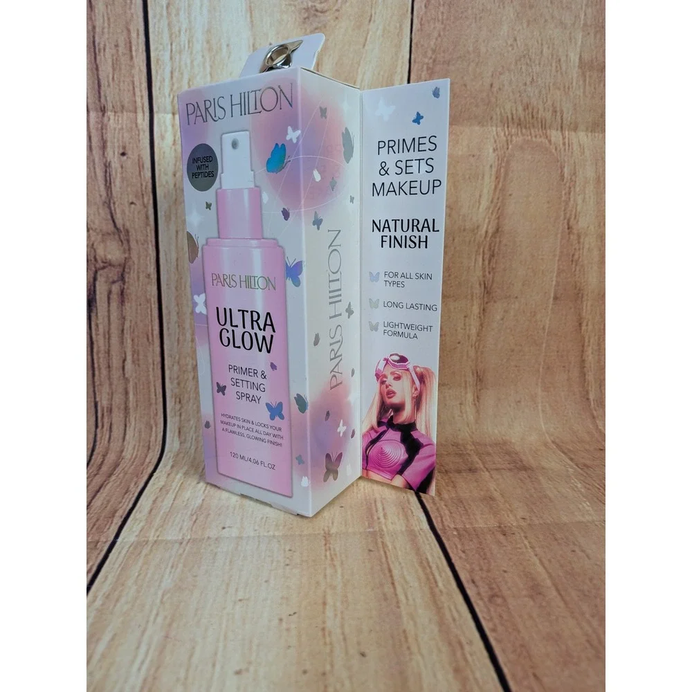 Paris Hilton Ultra Glow Primer & Setting Spray Hydrates Skin 4.06oz